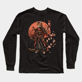 Cat Ninja Legend Clawed Assassin Long Sleeve T-Shirt